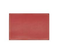 Nordic Light Style Leather Gold Edge Dining Table Mat Non-Slip Placemat Set in Kitchen Accessories Cup Coaster Wine Pad Set de Table en Silicone Lavable(Color5)