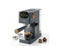 Nordic Machine à Café Expresso 20 Bars Compatible avec Capsules Nespresso 1,2L Briebe EC1180GRY 1350W Gris
