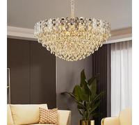 Nordic Modern Light Luxury Postmodern Living Room Crystal Chandelier Bedroom Crystal Chandelier Duplex Building Creative Luxury