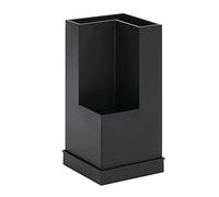 Nordic Modern Poubelle avec bac d'égouttement - Solution de rangement pour garage, bureau, cannes à pêche et cannes de marche