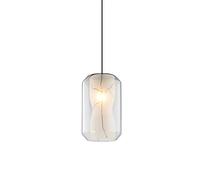 Nordic Moderne en Verre Suspendu Lumineux Nordique créatif Minimaliste de Restauration Minimaliste Bar Salon Salon Chambre à tête Pendentif Pendentif Couloir Plafond Illumination plafonnier Lampe à