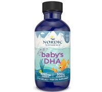 Nordic Naturals, Baby-DHA with Vitamin D3, 1050mg d'Oméga-3 d'Huile de Foie de Morue, avec EPA et DHA, 60ml, Testé en Laboratoire, Sans Soja, Sans Gluten, Sans OGM