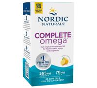 Nordic Naturals – Oméga Complet 565 mg (Oméga 3-6-9, EPA, DHA & GLA) Citron – 60 gels