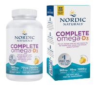 Nordic Naturals Complete Omega-D3, Lemon - 120 Capsules