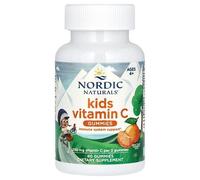 Nordic Naturals Gommes À La Vitamine C Pour Enfants À Partir De 4 Ans, Tangerine Acidulée, 250 Mg, 60 Gommes (125 Par Gomme)