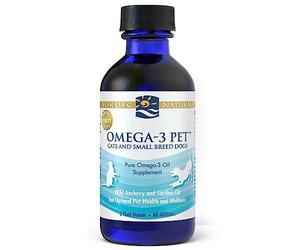 Nordic Naturals, Omega-3 Pet, Huile de Poisson pour Chats et Petits Chiens, 60ml, sans Soja, sans Gluten, sans OGM