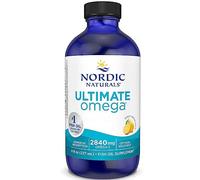 Nordic Naturals Ultimate Omega 2.840 mg, complément alimentaire d’huile de poisson oméga-3 avec EPA et DHA, saveur citron, 237 ml, testé en laboratoire, sans soja, sans gluten