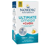 Nordic Naturals Ultimate Omega + CoQ10, Citron - 120 gélules