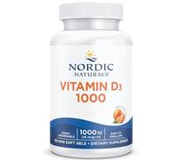 Nordic Naturals, Vitamine D3, 1000 IU, Cholécalciférol de Lanoline, Goût Orange, 120 Capsules molles, Sans Gluten, Sans Soja, Sans OGM
