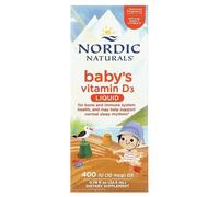 Nordic Naturals, Vitamine D3 pour bébé, liquide 400 UI, 22,5 ml