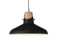 Nordic Pendant Lamp - Creative Personality Chandelier, Colorful Metal Lampshade for Daily Home, Ceiling Hanging Lantern with E27 Base(Black,13.7in)