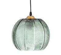 Nordic Personality Chandelier, Creative Retro Style Glass Hanging Lamp, Flush Mount Ceiling Pendant Light for Restaurant, Balcony, and Kitchen Island Decor(25cm)