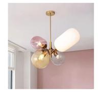 Nordic Personality Creative Glass Balloon Pendant Light Modern Minimalist Bedroom Chandelier Children Room Hanging Light Art All-copper Led Lamps
