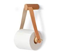 Nordic Porte-Rouleau Vintage en Bois Mural,Support Derouleur Porte Papier Toilette pour Salle de Bains WC Deco