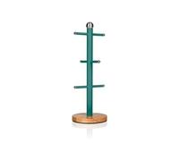 Nordic Porte Tasse à Café Arbre à 6 Tasses Acier au Carbone et Base en Bambou, SWAN, Nordic, , Vert Vert G