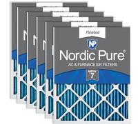 Nordic Pure Merv 7 plissé AC four de filtre, boîte de 6, 2,5 cm