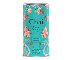 Nordic Roast | Chai Latte Tea | Indian Summer | 320g | Mélange instantané de poudre de thé chai, un thé noir épicé au lait, à savourer à la maison ou au café | Suffisamment pour 12-15 tasses