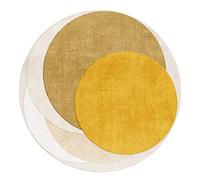 Nordic Round Tapis Tapis coloré Carpet 80cm 100cm 120cm 140cm 160cm 180cm 200cm Chambre à coucher Chaise d'ordinateur Chaises d'ordinateur (Couleur : Green, Size : Diamètre 80cm)