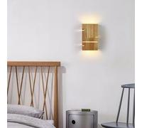 Nordic Rural Style Cuboïde LED Decor Home Mur Wall Lampe Vintage Bedroom Foyer Villa Lighting Fixtures Moderne (3 modifiables)