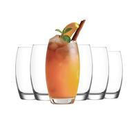 NORDIC SCHILLER Lot de 6 verres highball, verres à cocktail, verres à long drink, verres à eau, verres à gin, jus de gin, verrerie