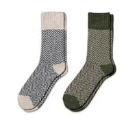 NORDIC Socks 2 paires, Chaussettes en Laine Mérinos pour Hommes et Femmes, Chaussettes d’hiver, Chaussettes Chaudes (FR/ES, Numérique, 35, 38, Taille normale, Taille normale, Magnus Laine)