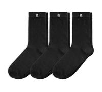 NORDIC Socks Chaussettes Dress en laine mérinos pour hommes et femmes, lot de 3 paires Crew, unisexes et élégantes (FR/ES, Alpha/lettres, M, TTG, Taille normale, Taille normale, Noir)