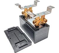 Nordic Tec Ba-16-34 Échangeur de chaleur 34 plaques 135 kW 1" avec isolation murale et pièces de raccordement