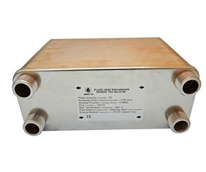 Nordic Tec Ba-32-80 Échangeur de chaleur pour plaque en acier inoxydable 80 plaques 450 kW 1"