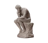 Nordic Thinker Sculpture Resin Statue Sandstone Ornaments Home Decor Retro Living Room Abstract Figu TW