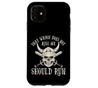 Nordic Viking: That Which Does Not Kill Me Should Run Coque pour iPhone 11