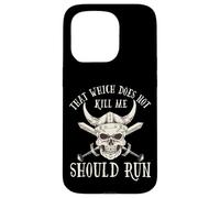 Nordic Viking: That Which Does Not Kill Me Should Run Coque pour iPhone 15 Pro