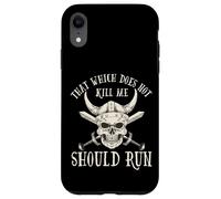 Nordic Viking: That Which Does Not Kill Me Should Run Coque pour iPhone XR