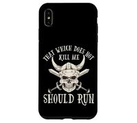 Nordic Viking: That Which Does Not Kill Me Should Run Coque pour iPhone XS Max