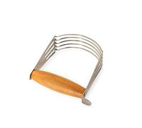 Nordic Ware 02129 Mélangeur à pâtisserie en acier inoxydable, bois, argent