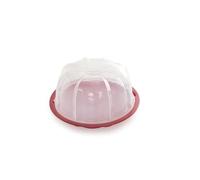 Nordic Ware 50022 Support à gâteau translucide sans BPA avec base à verrou tournant, accessoires de pâtisserie de qualité supérieure pour servir et stocker des gâteaux Bundt, fabriqué aux États-Unis