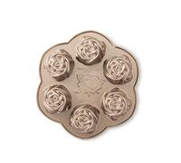 Nordic Ware 85147AMZ Moule à boutons de rose en aluminium, cuivre