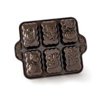 Nordic Ware Harvest Mini moule à cake en bronze, 28,9 x 22,9 x 4,8 cm, marron