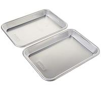 Nordic Ware Lot de 2 Plateaux de Service à Hamburger en Aluminium