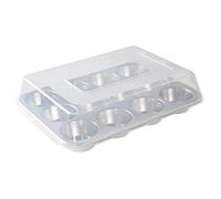 Nordic Ware – Moule 12 muffins Naturals – Fonte d'aluminium antiadhésive avec couvercle