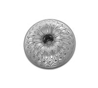 Nordic Ware - Moule à gâteau, Moule à pâtisserie - Moule à gâteau Bundt Vitrail Silver - Revêtement antiadhésif - Fonte d'aluminium