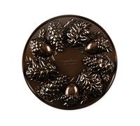 Nordic Ware - Moule à gâteau, moule à pâtisserie - Moule mini pommes de pin Bronze - Revêtement antiadhésif - Fonte d'aluminium
