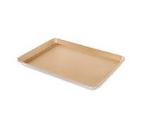 Nordic Ware Naturals Demi-plaque de cuisson antiadhésive en aluminium avec conductivité thermique supérieure, fabriqué aux États-Unis, doré