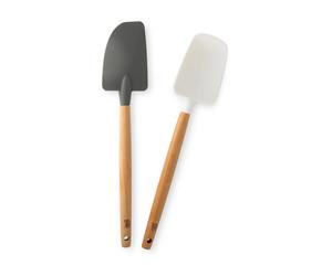 Nordic Ware Nordic Ware maryse en bois de hêtre lot de 2 Noir. blanc