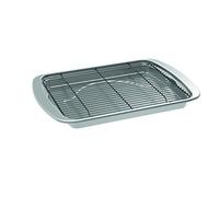 Nordic Ware Plaque de cuisson pour four croustillant, 38,1 cm (L) x 29,1 cm (l) x 3,2 cm (Quoth), argenté