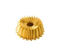 Nordic Ware Poêle Backform Brilliance Bundt 6 tasses en aluminium doré, 21 cm x 20,6 cm, NW 93277