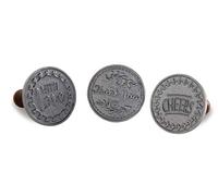 Nordic Ware - Tampons à cookie et biscuits Greetings - Motifs uniques pour les biscuits - Délices uniques - Emporte pièce en fonte d'aluminium - Inox