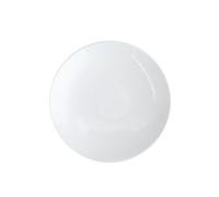Nordic Wind Household in recent months Pure White Embossed Dark Grain Western Steak Assiette peu profonde -26,7 cm.