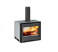 NORDICA 3007140 Insert 70 EOS À Bois 70CM 8.5kW Ventilé Porte En Fonte