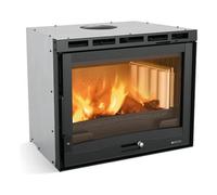 NORDICA INSERTO 70 3001540 4.0 VENTILÉ INSERTO POUR CHEMINÉE À BOIS 7,8 KW NOIR