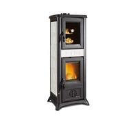 Nordica 7111721 Poêle Bois 7,3kW Gemme Four 5.0 Elegance Blanc 5 Étoiles